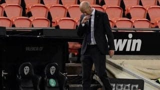 VARに屈したジダン 敗戦は「私の責任」 3つのPK献上も「誰のせいでもない」