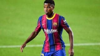 バルセロナがFWアンス・ファティの左ヒザ内側半月板手術実施を発表…4カ月の離脱