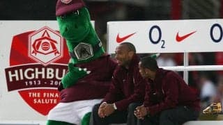 「おかえり！」解雇されていたアーセナルのクラブマスコットが復帰！