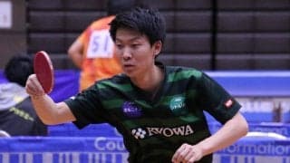 “戸上世代”松岡優人（協和発酵バイオ）ら新戦力が台頭＜後期日本卓球リーグ男子2部＞