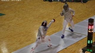 男子サーブルの貴公子・野村涼（総３）コメントー第73回全日本フェンシング選手権大会