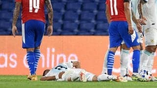 アルゼンチン代表パラシオスが腰椎横突起骨折　パラグアイ戦先発も前半途中に交代