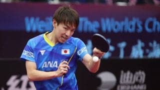 丹羽、3-1リードも悔しい逆転負け＜卓球・男子W杯＞