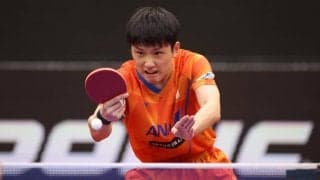 張本智和、世界卓球銀メダリスト下して準決勝進出＜卓球・男子W杯＞
