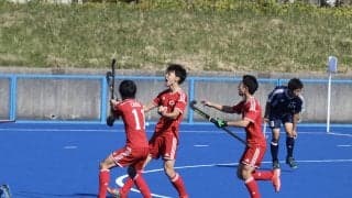 第１Ｑに大幅リード　猛追振り切り勝利－関東学生秋季ホッケーリーグ対防衛大戦