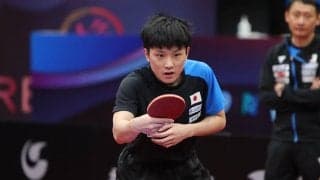 張本智和 8ヶ月ぶりの大会 初戦はストレートの完勝！準々決勝進出＜卓球 男子W杯＞
