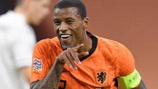 ワイナルドゥム2発のオランダがF・デ・ブール体制初勝利で暫定首位に、ボスニア・HはリーグB降格《UEFAネーションズリーグ》