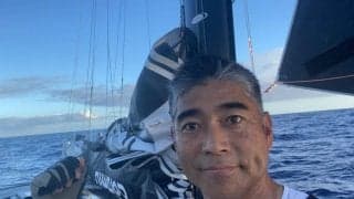 【続報】白石康次郎、メインセールをおろして修復作業へ