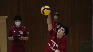 本番でのフルセットを見据えた練習試合行う　順天堂大に５－０でストレート勝利！