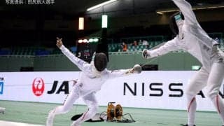 男子エペのエネルギッシュプレイヤー・田尻航大（法３）コメントー第73回全日本フェンシング選手権大会