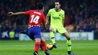 負傷したブスケツ アトレティコ戦欠場は濃厚も復帰は早まる可能性