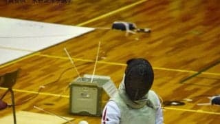 女子フルーレの頭脳派プレイヤー・永野菜津子（文２）コメントー第73回全日本フェンシング選手権大会