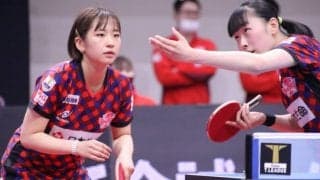 【速報・Tリーグ女子開幕戦】日本生命、8歳差ダブルスが貴重な勝ち星