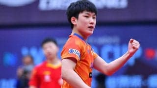 W杯銅メダルの張本智和 課題と手ごたえ 新兵器のバックハンド「もっと良くなる」