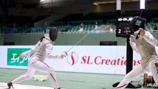 女子フルーレの超大型ルーキー・上野優佳（法１）コメントー第73回全日本フェンシング選手権大会