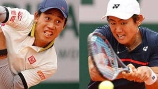  錦織41位に後退、西岡は56位 