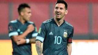 メッシ、ペルー撃破のチームパフォーマンスに満足　「少しずつグループとして強くなっている」