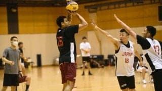 3x3男子日本代表が取材対応…広島のマーフィーが「3x3で東京五輪目指す」と明言
