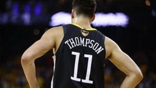 今季復活すべく、ワークアウトに励んでいたクレイ・トンプソンが右足下部を負傷