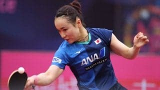 女子W杯3位の伊藤美誠、8強入り　香港エースを寄せつけず＜卓球・ITTFファイナル＞
