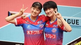 KA神奈川が王者・日本生命を破って開幕勝利！16歳木原が早田とのVマッチを制す