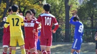 【サッカー部男子】　Ｂ１チームは全国大会を目の前に無念の敗北