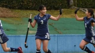 【陸上ホッケー部女子】 中京大に惜敗し、秋季リーグ初黒星