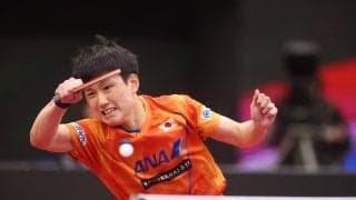張本智和 逆転負けでまさかの初戦敗退 W杯のリベンジ許す＜卓球 ファイナルズ＞