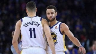 「彼なら強くなって復活できるさ」。カリーがアキレス腱を断裂したトンプソンにエール