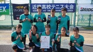 近畿地区大会女子準優勝校　浪速高等学校インタビュー【第43回全国選抜高校テニス大会】