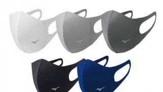 ミズノから冬用マスク登場。吸湿発熱素材「ブレスサーモ」使用で暖かくムレにくい
