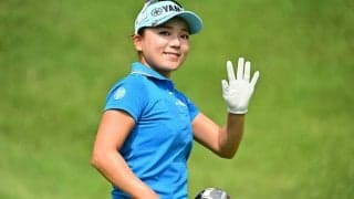 渋野日向子と2ショット　開幕前日、有村智恵の意気込みに反響「智恵さん背伸びた？」