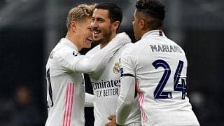 マドリーが10人のインテル撃破で2位浮上!　PK弾のアザールがCL3年ぶりのゴール《CL》