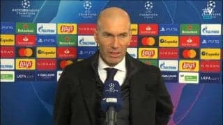 ジダン 快勝のインテル戦を振り返る「今夜は最高の試合」