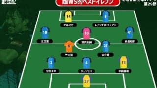 【超WS選定週間ベストイレブン/J1第29節】J1史上最速優勝の川崎Fからハット達成の家長含めて最多6名を選出！