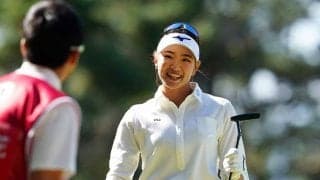 原英莉花が単独首位堅守　2位渋野日向子と同組V争い「一緒に回っていて怖いな、と」