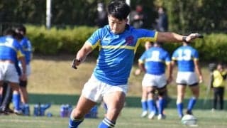 【ラグビー部】　京産大に２１－２８で敗れ、大学選手権出場逃す