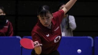 早稲田のカットマン黒野、無欲のV　フルゲーム4試合も我慢の勝利＜卓球・全日学選抜＞