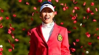 メジャー2勝目の原英莉花「自分のゴルフ人生で凄く大きな一歩が踏み出せた」 国内最終戦を完全Vで12月全米女子OPへ