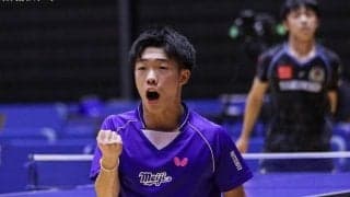 明大勢躍動　戸上、宮川がベスト４／全日本学生選抜強化大会