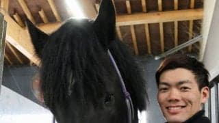 ばんえい競馬で新人騎手のお披露目イベント