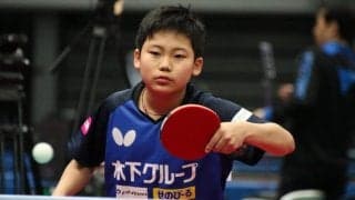 “卓球界のホープ”松島輝空「金メダル目指して」 一家揃ってのスポンサー契約