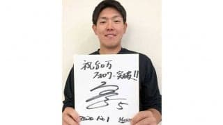 ロッテ“伝家の宝刀”公式ツイッターが80万フォロワー突破　澤村ら意外な一面が話題に