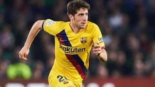 バルセロナが離脱中のセルジ・ロベルトの新型コロナ感染を報告…今後は自宅でリハビリを継続