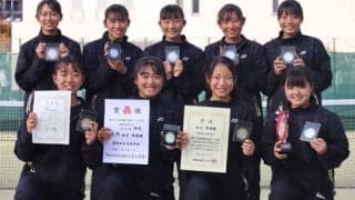 東海地区大会女子準優勝校　静岡市立高等学校インタビュー【第43回全国選抜高校テニス大会】