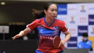 石川佳純「久しぶりで緊張」 “特例措置”適用で今季T初出場もきっちり勝利