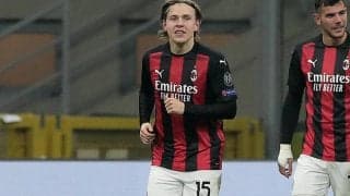 ミランFWハウゲがセルティック戦で1G1A！ 「僕にとっても、チームにとっても良い夜」