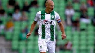 今季現役復帰のロッベンがふくらはぎを痛め年内離脱、ここまで2試合で44分のプレー