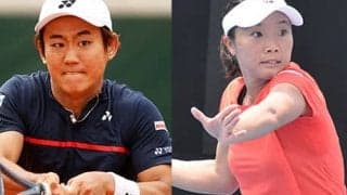  西岡/奈良組が混合複で勝利 