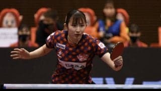 「落ち着いていた」早田ひな、2点取りの活躍で日本生命が名古屋に勝利